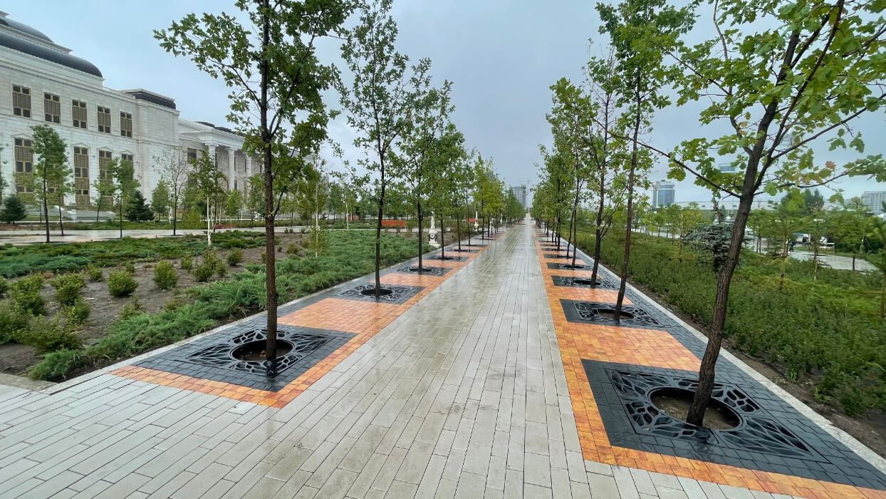 Приствольная решетка для дерева ZKING CRUST 1.2х1.2м Черная в Реутове фото