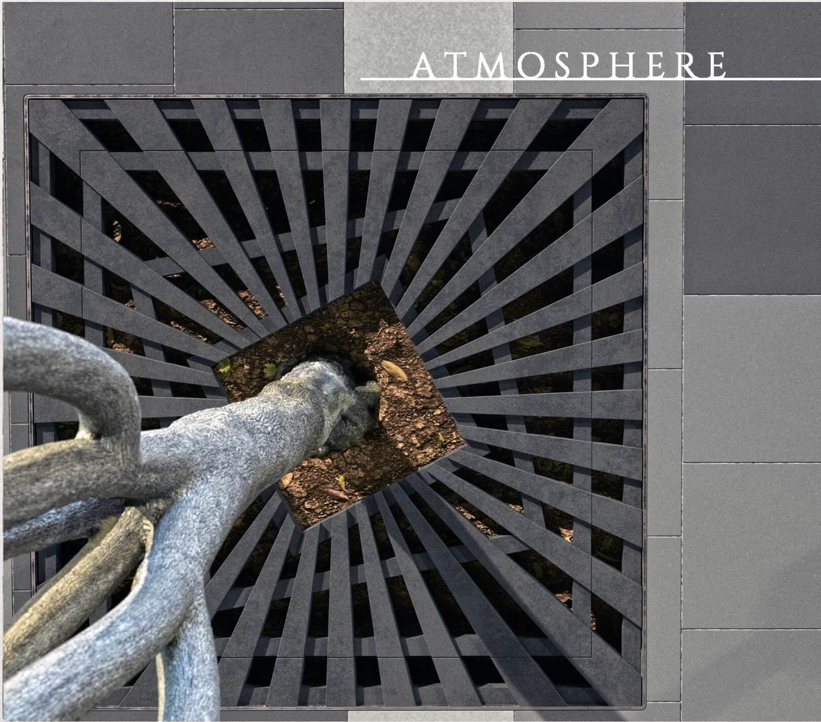 Приствольная решетка для дерева ZKING ATMOSPHERE 1.2х1.2м Черная в Реутове фото