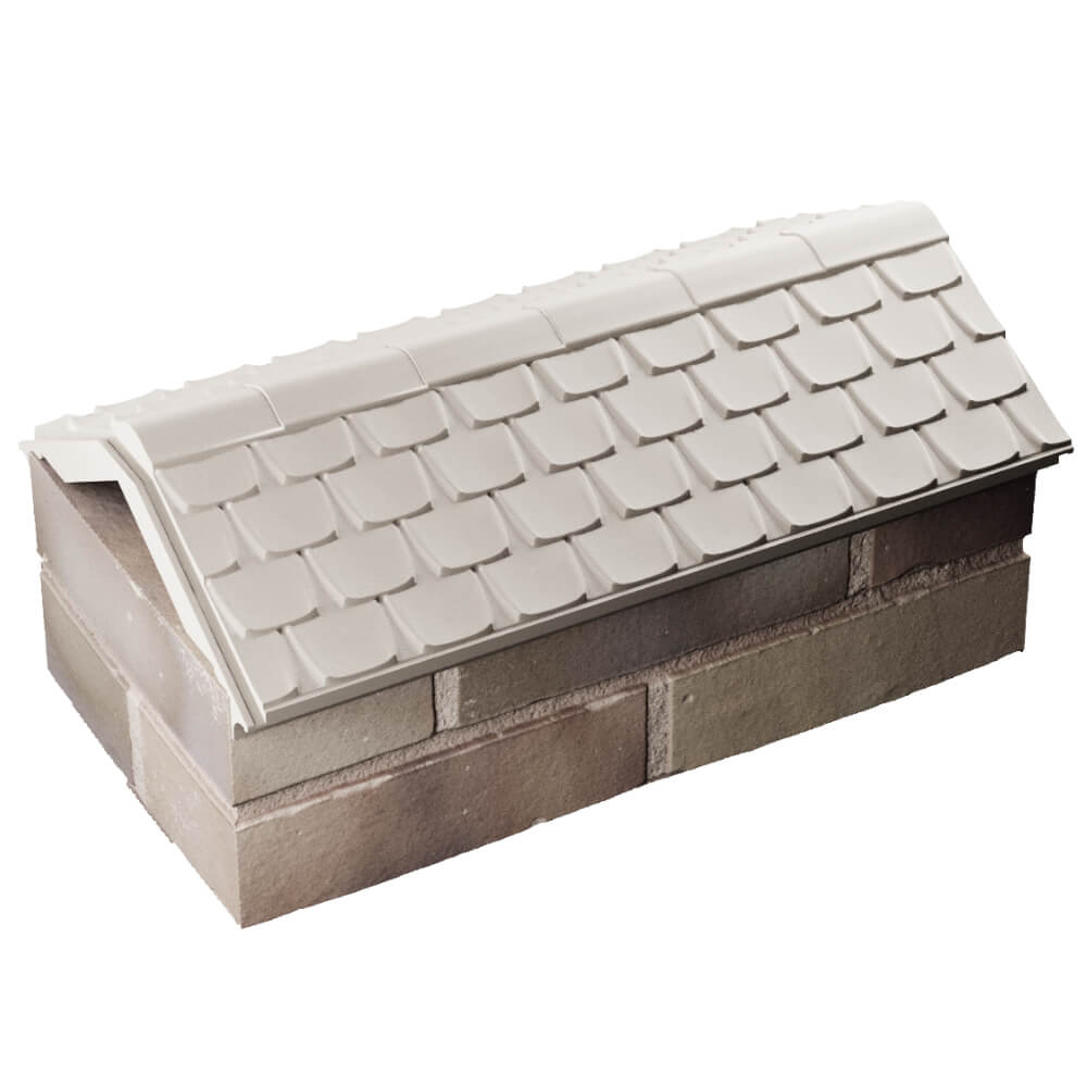 Парапет Zking Эльбрус Бежевый с посадкой на 1 кирпич (255мм) в Реутове фото