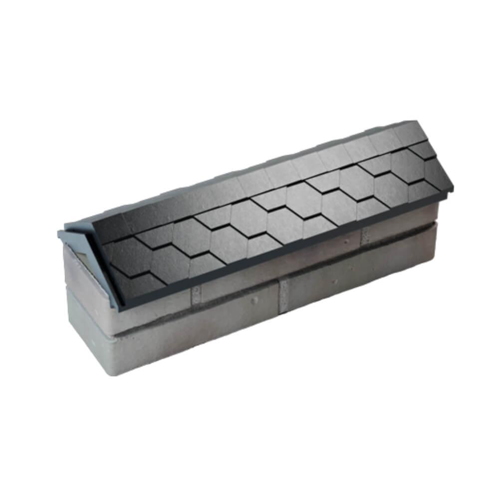 Парапет Zking Эверест Черный с посадкой на 0.5 кирпича (130мм) в Реутове фото