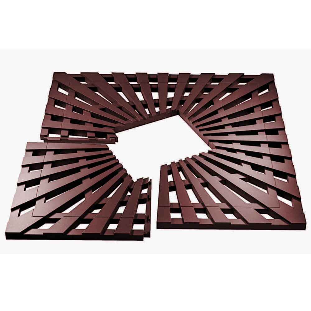 Приствольная решетка для дерева ZKING ATMOSPHERE 1.2х1.2м Коричневая в Реутове фото