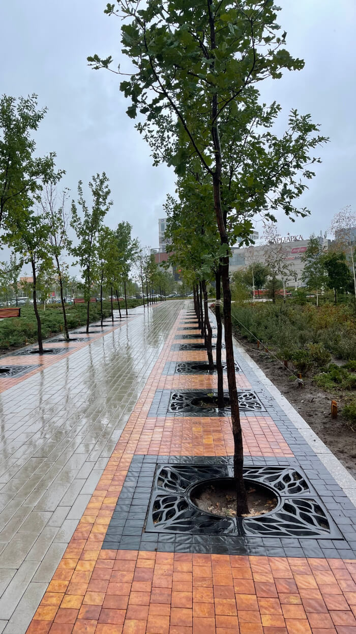 Приствольная решетка для дерева ZKING CRUST 1.2х1.2м Черная в Реутове фото