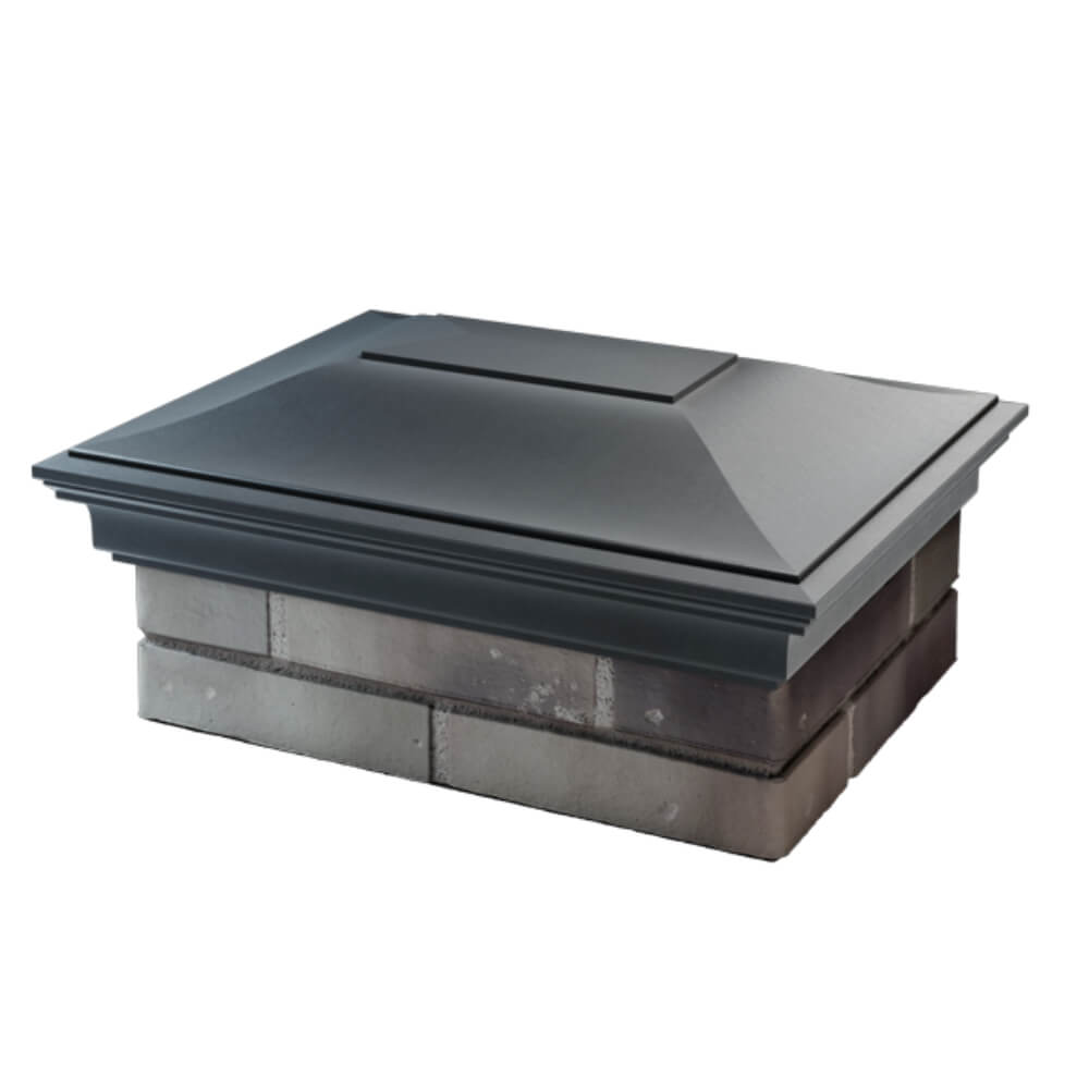 Колпак Zking Монблан Серый на столб 2х1.5 кирпича (515х385мм) в Реутове фото