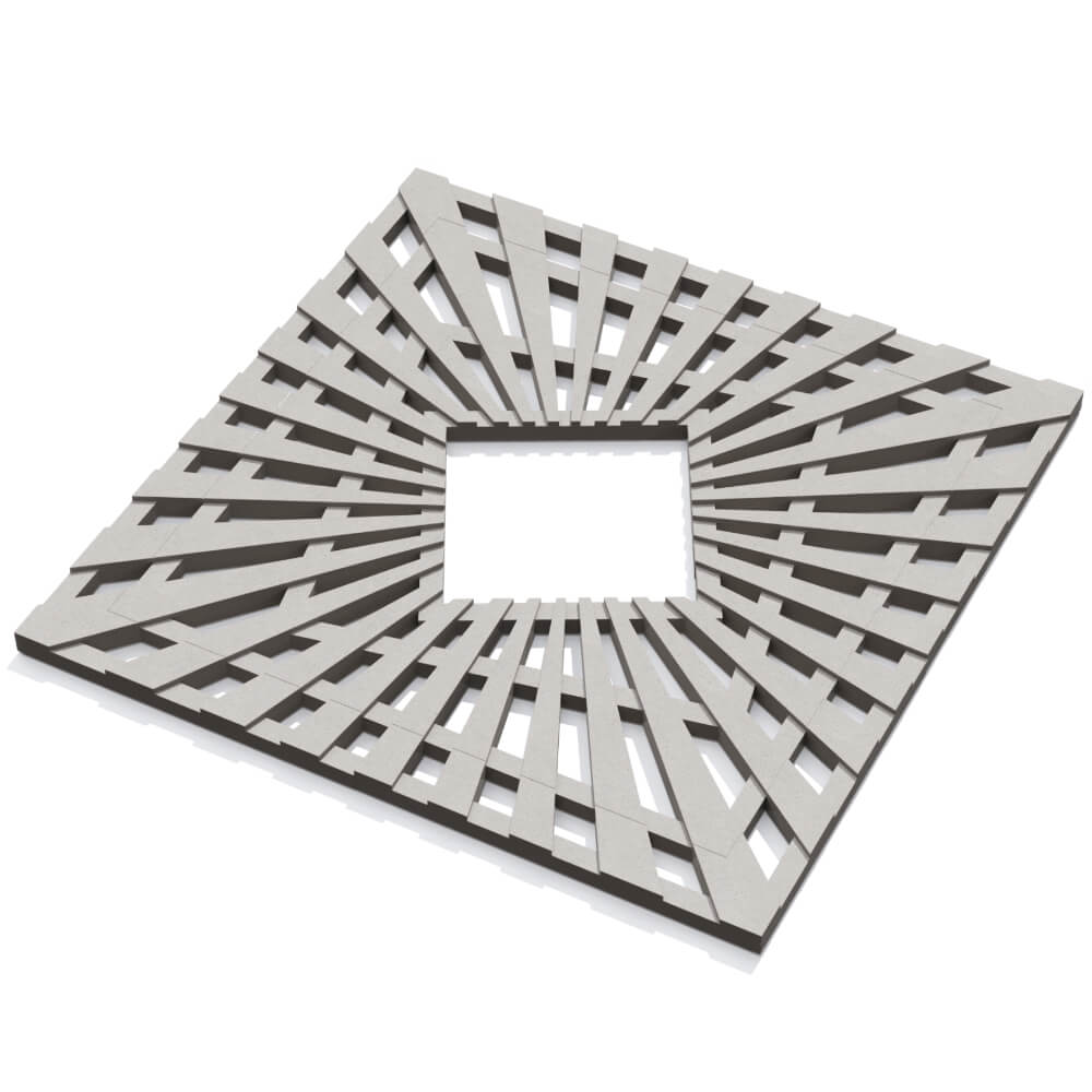 Приствольная решетка для дерева ZKING ATMOSPHERE 1.2х1.2м Бежевая в Реутове фото