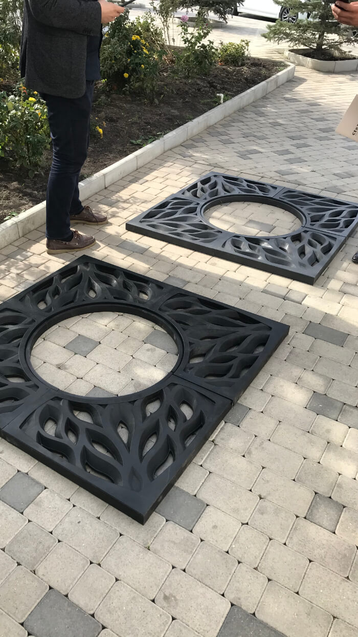 Приствольная решетка для дерева ZKING CRUST 1.2х1.2м Черная в Реутове фото