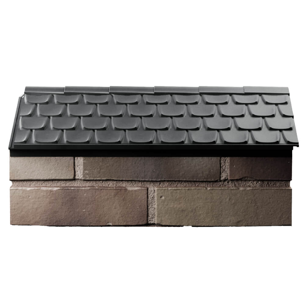 Парапет Zking Эльбрус Серый с посадкой на 1 кирпич (255мм) в Реутове фото