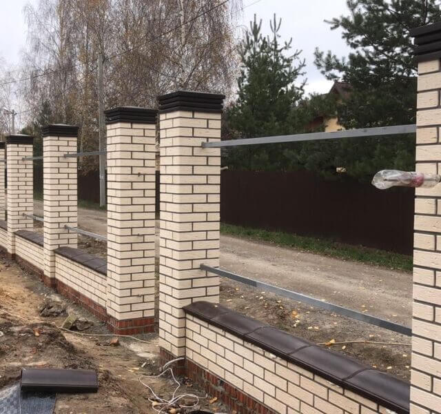 Колпак Zking Бона ХайТек Коричневый на столб 1.5х1.5 кирпича (385х385мм) в Реутове фото