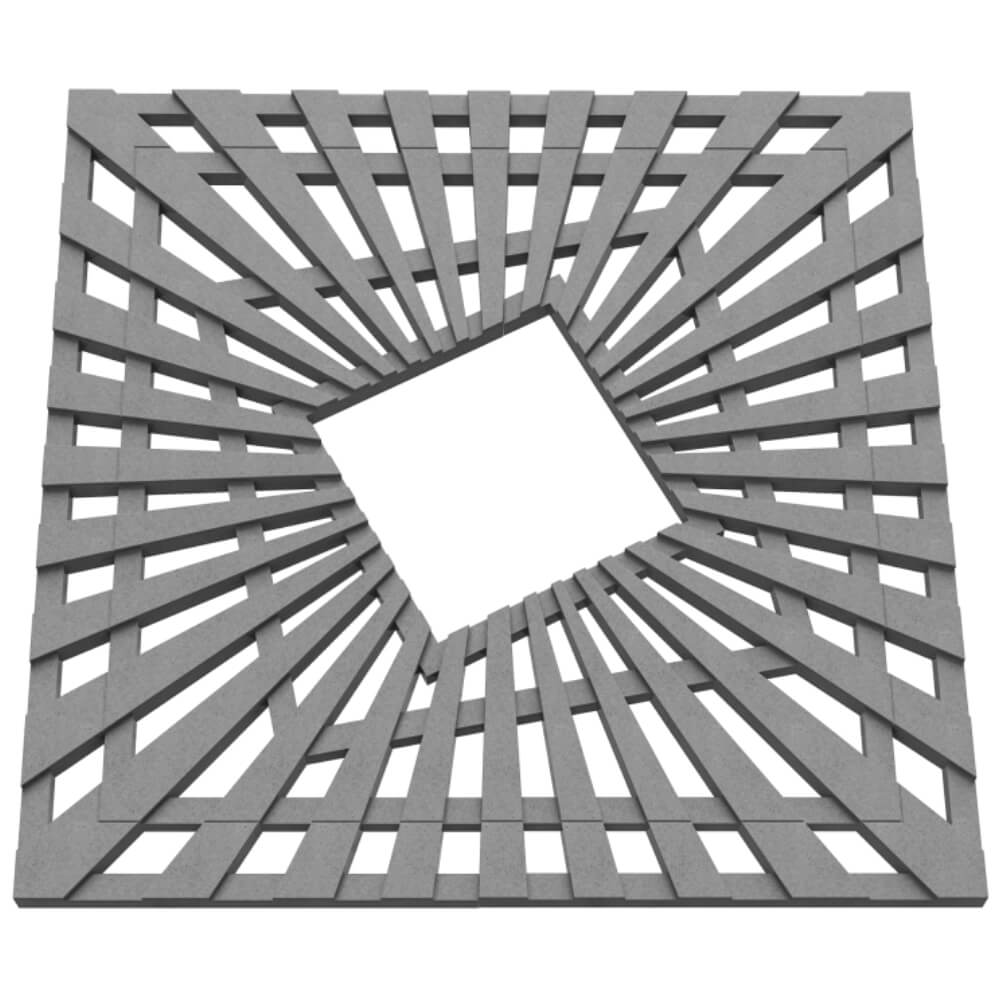 Приствольная решетка для дерева ZKING ATMOSPHERE 1.2х1.2м Серая в Реутове фото