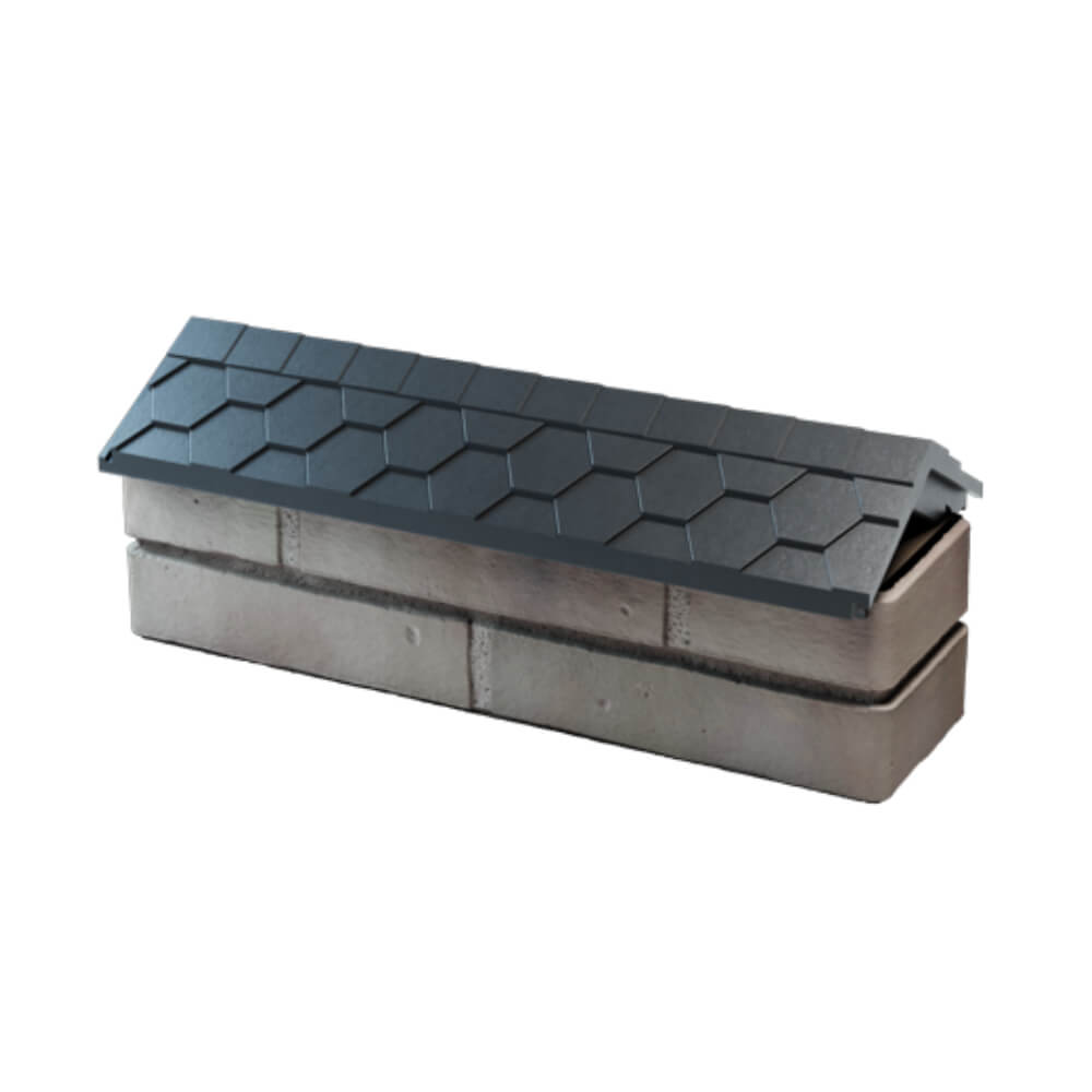 Парапет Zking Эверест Серый с посадкой на 0.5 кирпича (130мм) в Реутове фото