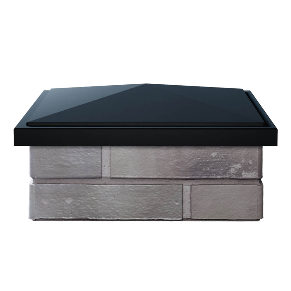 Колпак Zking БонаМоно Черный на столб 1.5х1.5 кирпича (385х385, 400х400мм) Реутов фото