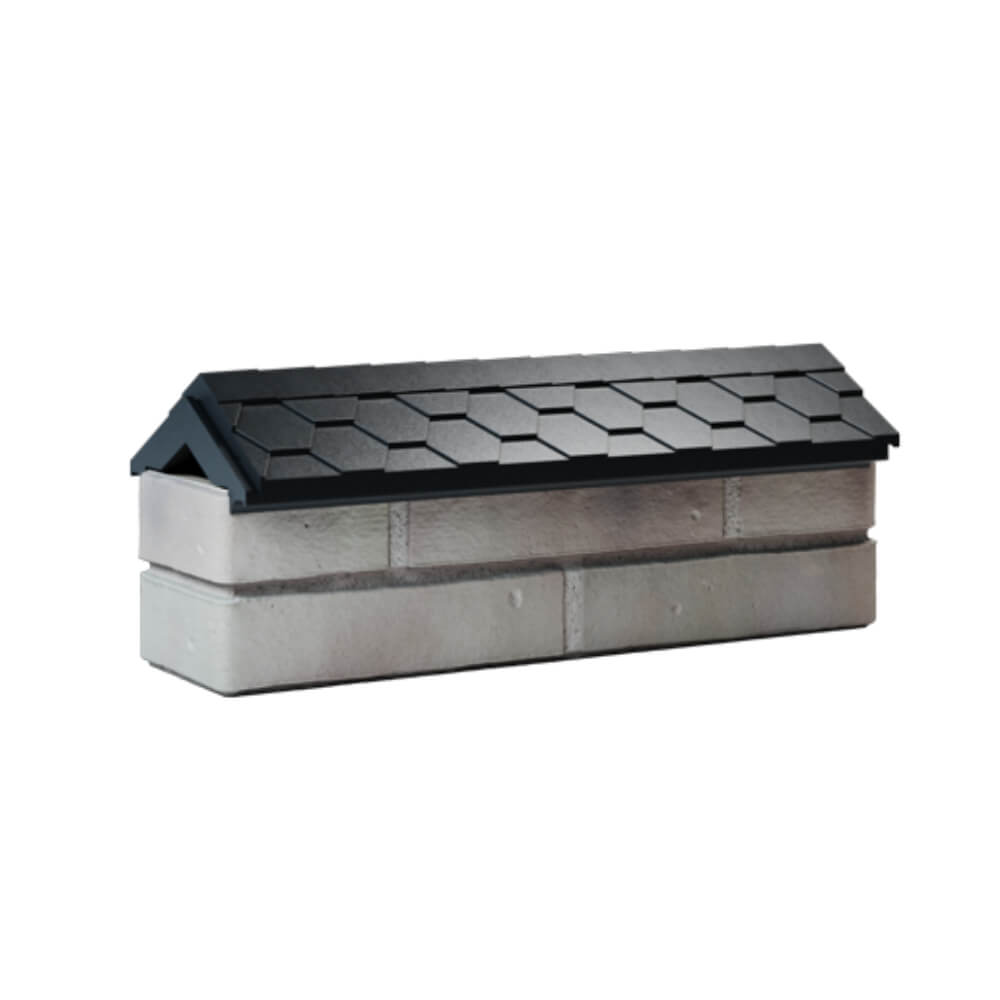 Парапет Zking Эверест Черный с посадкой на 0.5 кирпича (130мм) Реутов фото