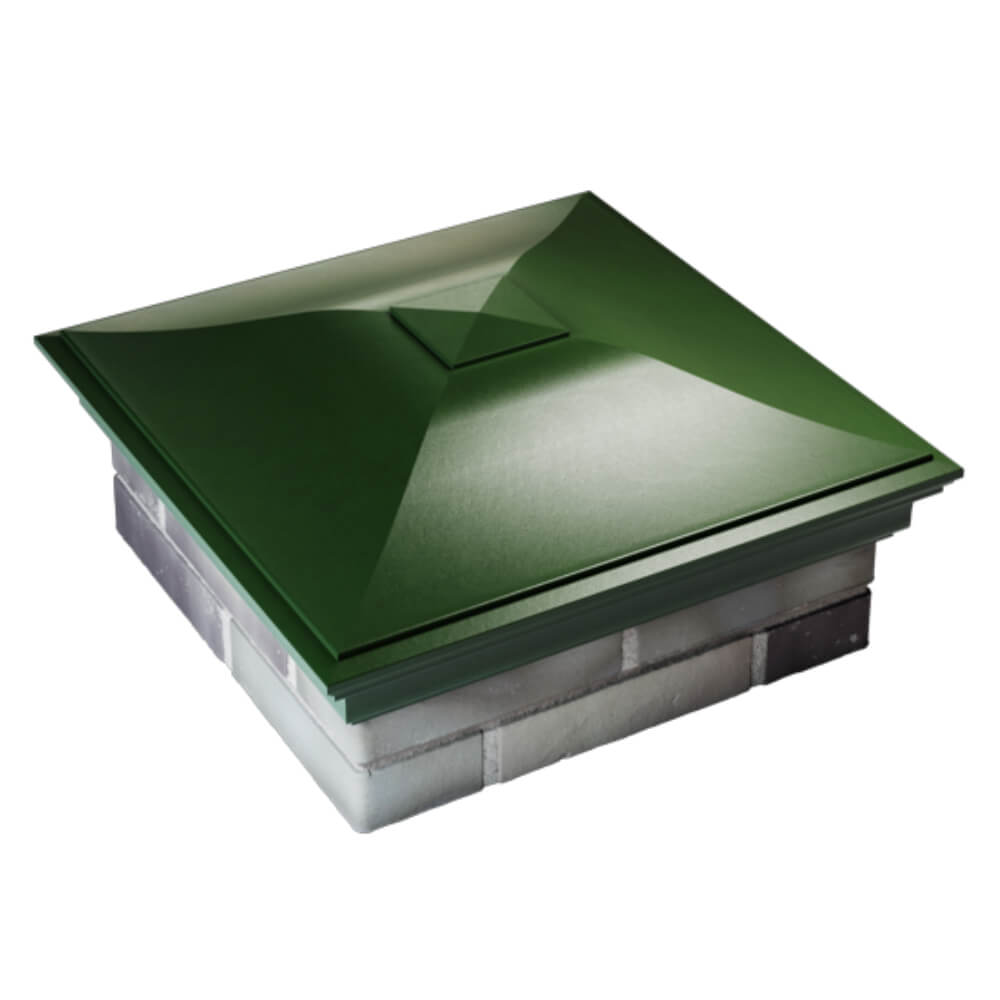 Колпак Zking Монблан Зеленый на столб 2х2 кирпича (515х515мм) Реутов фото