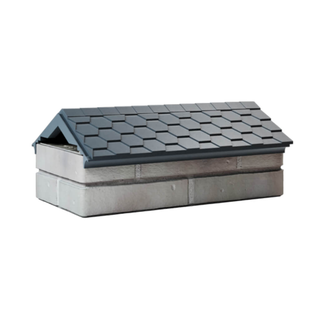 Парапет Zking Эверест Серый с посадкой на 1 кирпич (200/225/255мм) Реутов фото