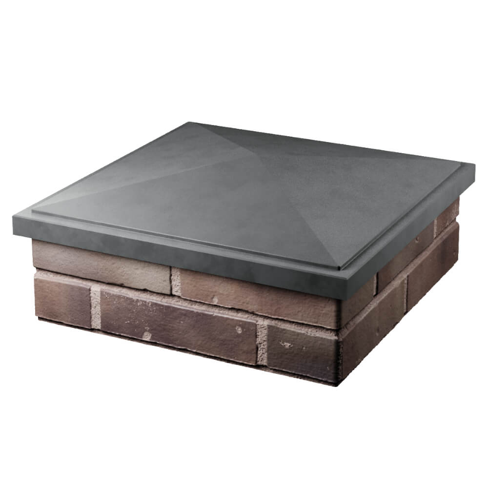 Колпак Zking БонаМоно Серый на столб 2х2 кирпича (515х515, 530х530мм) в Реутове фото