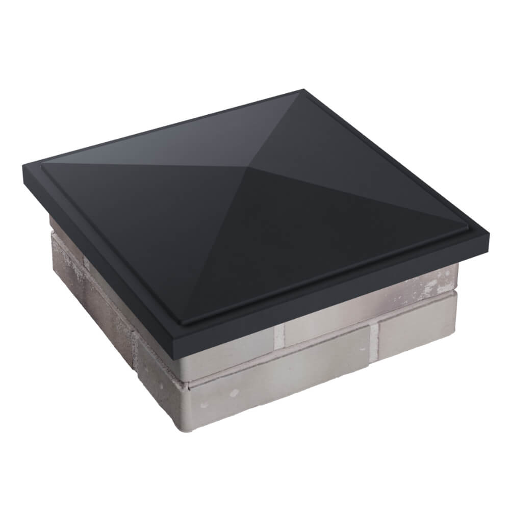 Колпак Zking БонаМоно Серый на столб 1.5х1.5 кирпича (385х385, 400х400мм) в Реутове фото