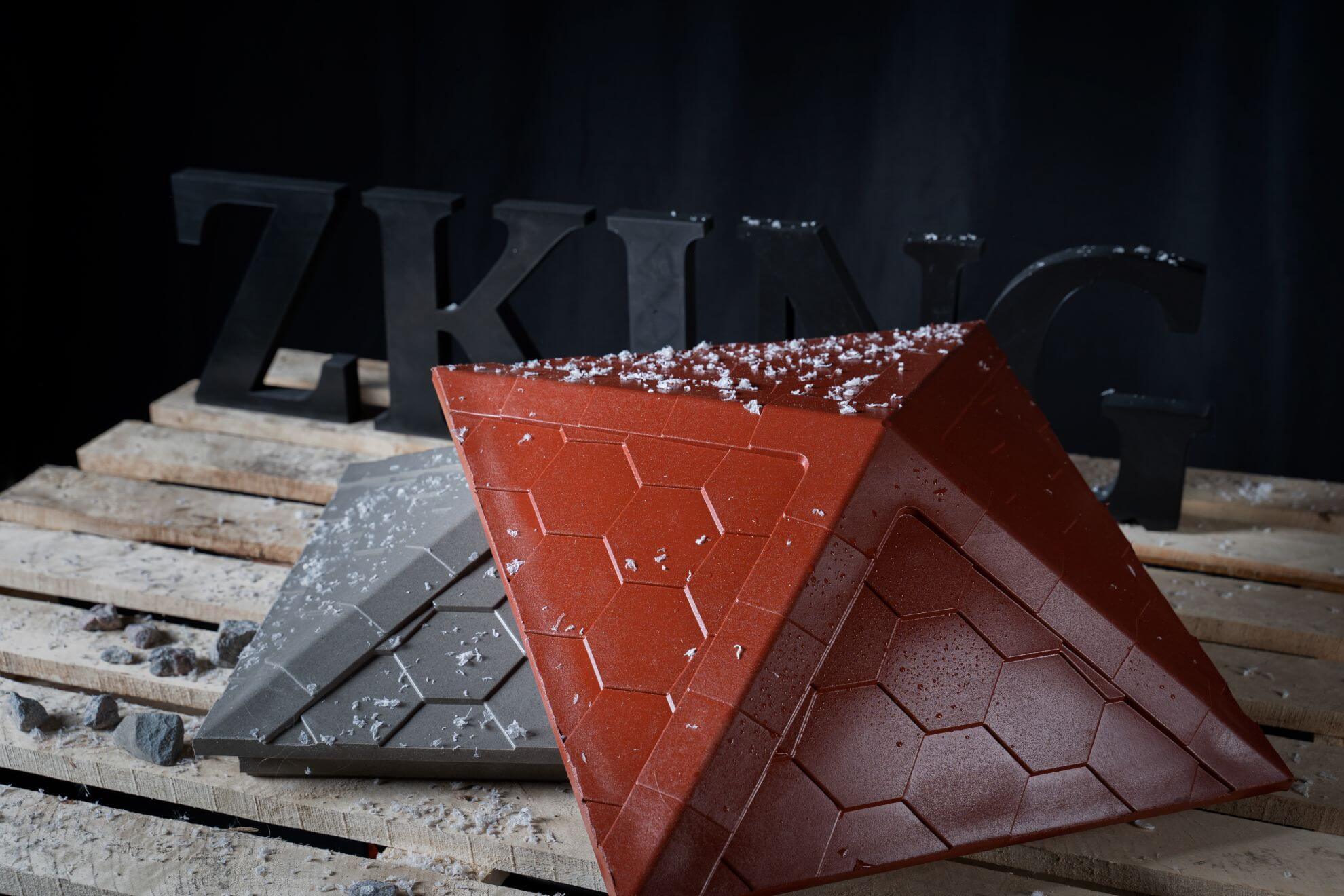 Колпак Zking Эверест Красный на столб 1.5х1.5 кирпича (390х390мм) в Реутове фото