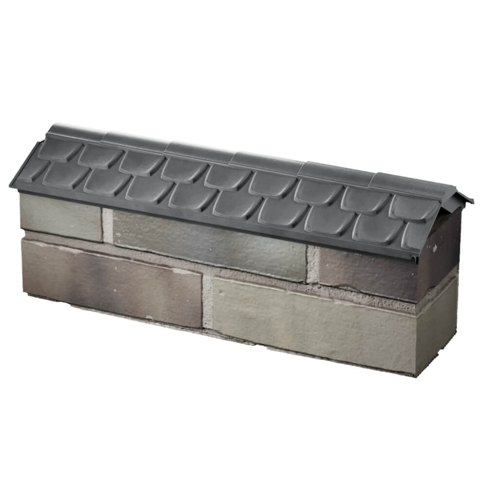 Парапет Zking Эльбрус Серый с посадкой на 0.5 кирпича (130мм) в Реутове фото