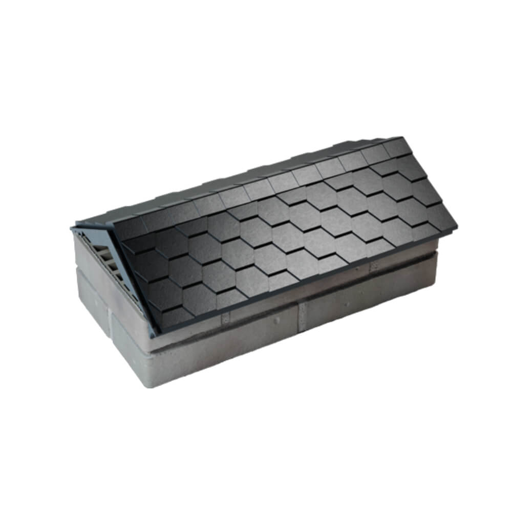 Парапет Zking Эверест Черный с посадкой на 1 кирпич (200/225/255мм) в Реутове фото