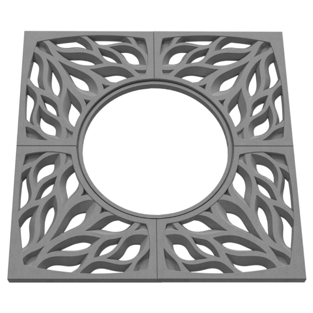 Приствольная решетка для дерева ZKING CRUST 1.2х1.2м Серая в Реутове фото