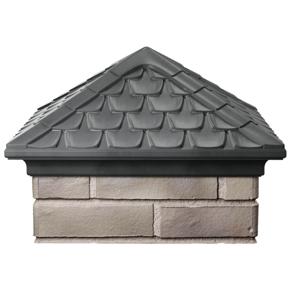 Колпак Zking Эльбрус Серый на столб 1.5х1.5 кирпича (385х385мм) Реутов фото