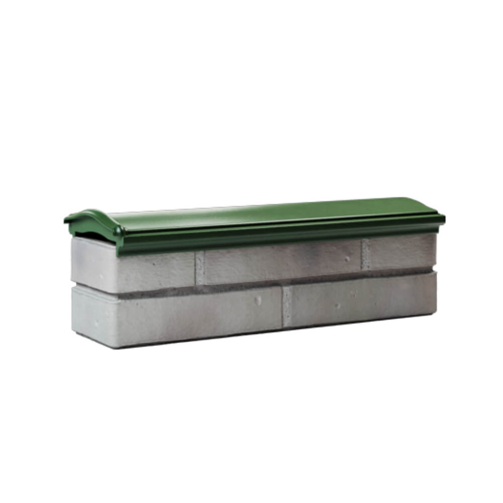 Парапет Zking Монблан Зеленый посадка на 0.5 кирпича (130мм) Реутов фото