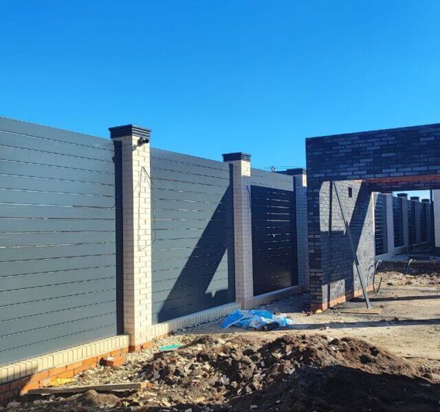 Колпак Zking Бона ХайТек Серый на столб 1.5х1.5 кирпича (385х385мм) в Реутове фото