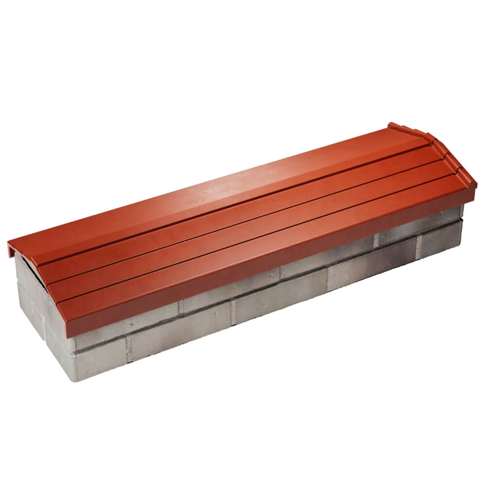 Парапет Zking Бона ХайТек Красный посадка на 0.5 кирпича (130мм) в Реутове фото