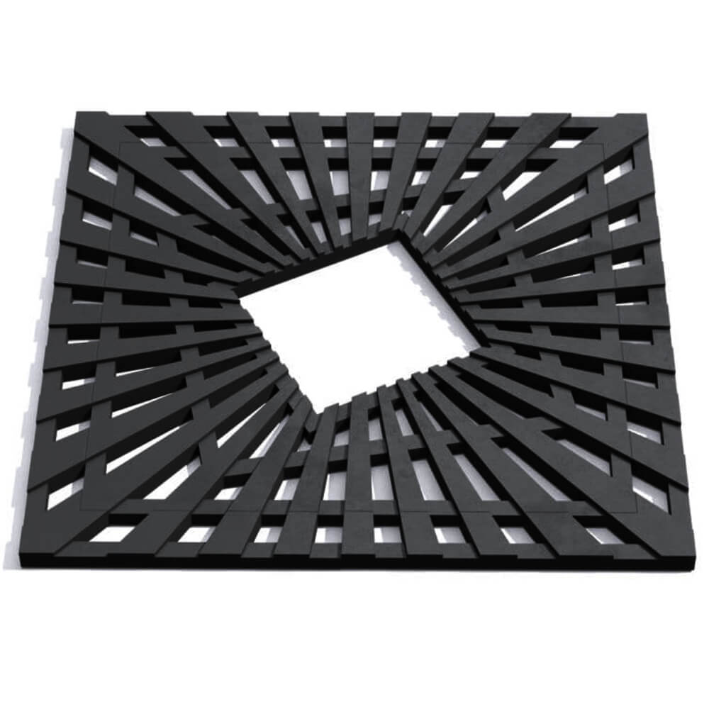 Приствольная решетка для дерева ZKING ATMOSPHERE 1.2х1.2м Черная Реутов фото