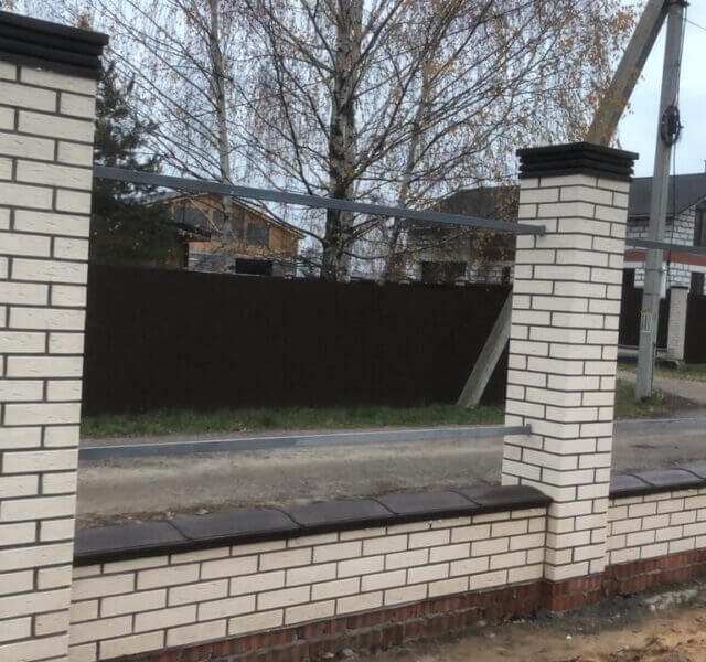 Колпак Zking Бона ХайТек Коричневый на столб 1.5х1.5 кирпича (385х385мм) в Реутове фото