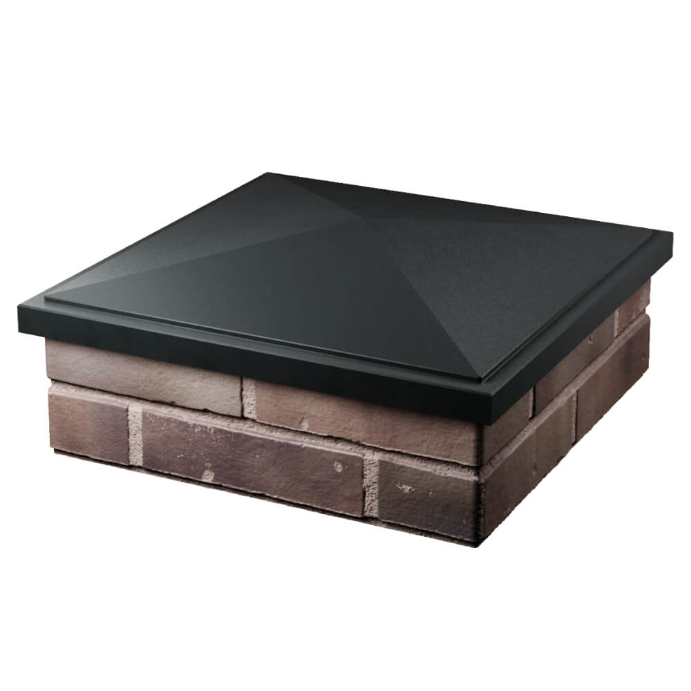 Колпак Zking БонаМоно Черный на столб 2х2 кирпича (515х515, 530х530мм) в Реутове фото