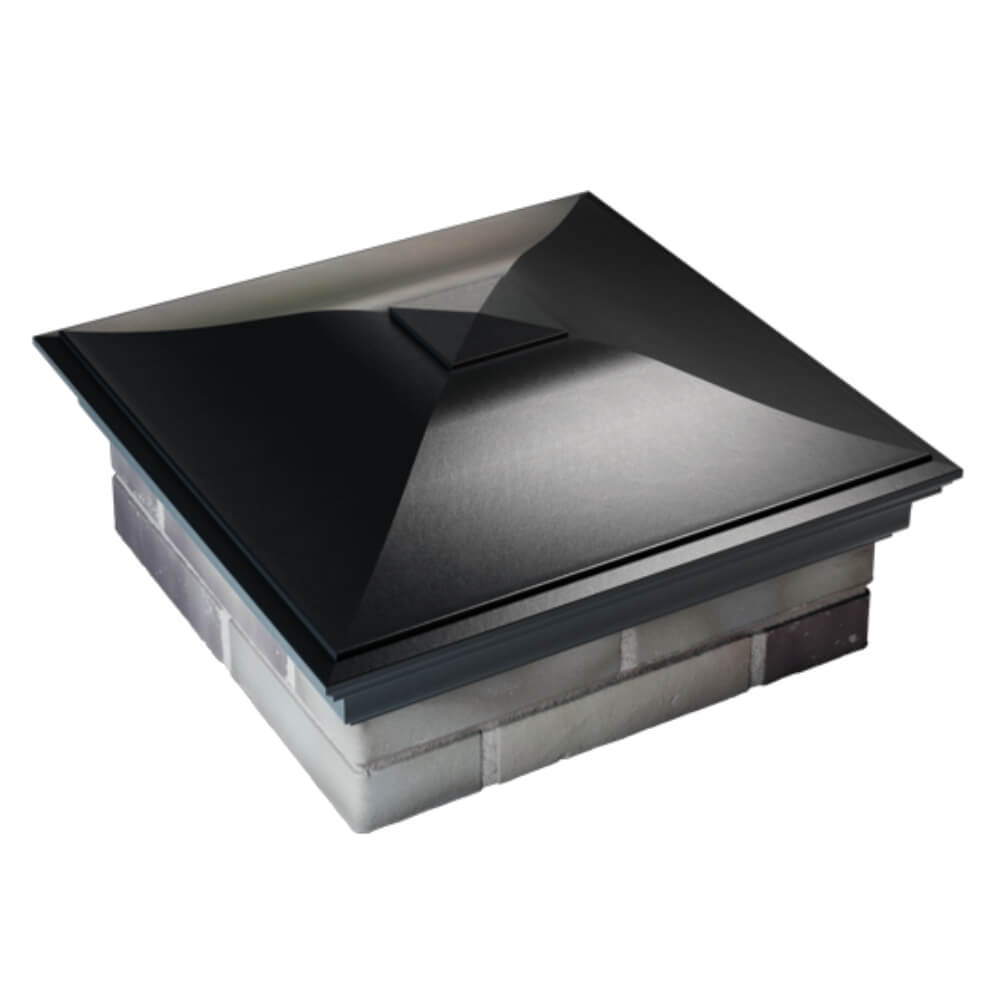 Колпак Zking Монблан Черный на столб 2х2 кирпича (515х515мм) Реутов фото