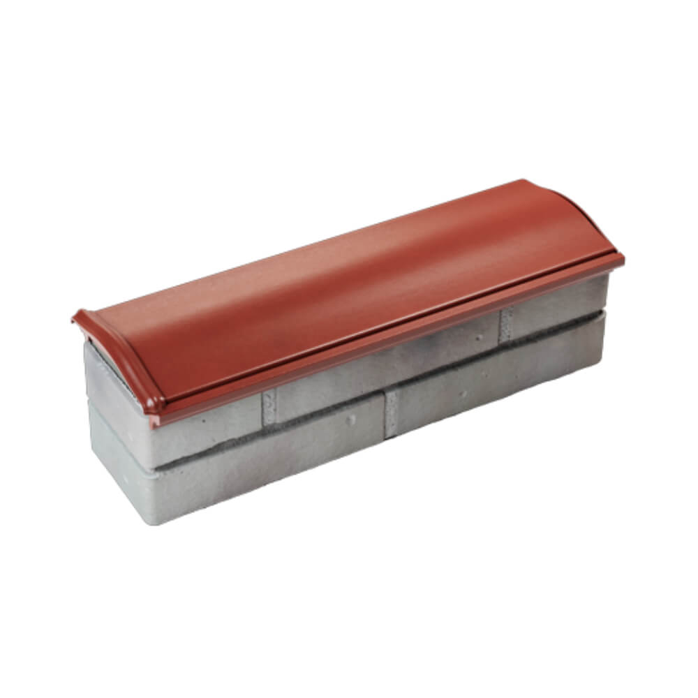 Парапет Zking Монблан Красный посадка на 0.5 кирпича (130мм) в Реутове фото