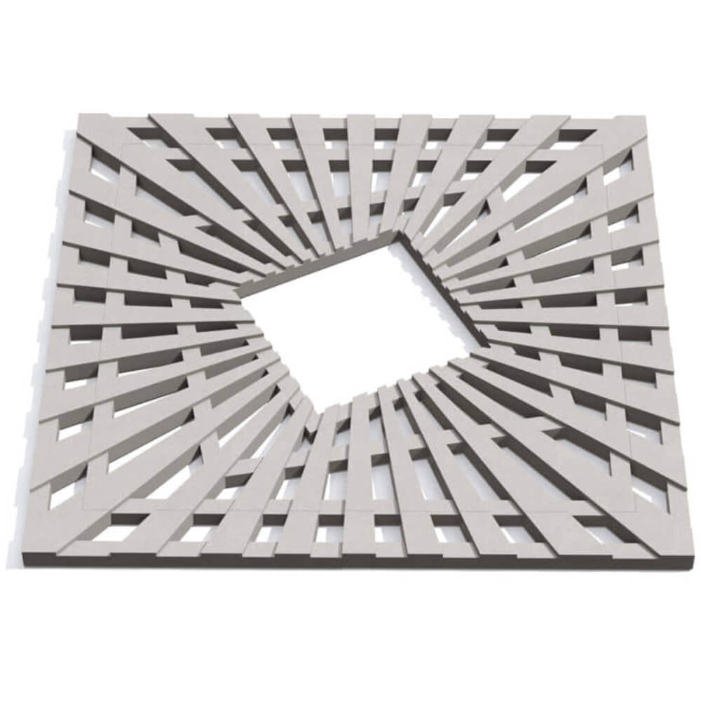 Приствольная решетка для дерева ZKING ATMOSPHERE 1.2х1.2м Бежевая Реутов фото