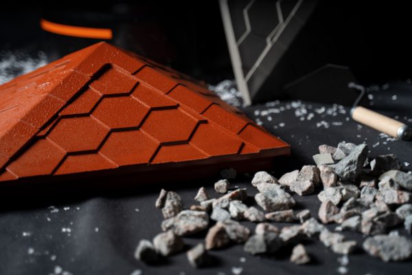 Колпак Zking Эверест Красный на столб 1.5х1.5 кирпича (390х390мм) в Реутове фото