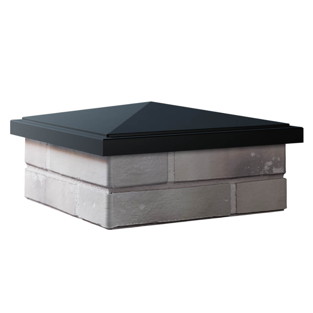 Колпак Zking БонаМоно Черный на столб 1.5х1.5 кирпича (385х385, 400х400мм) в Реутове фото