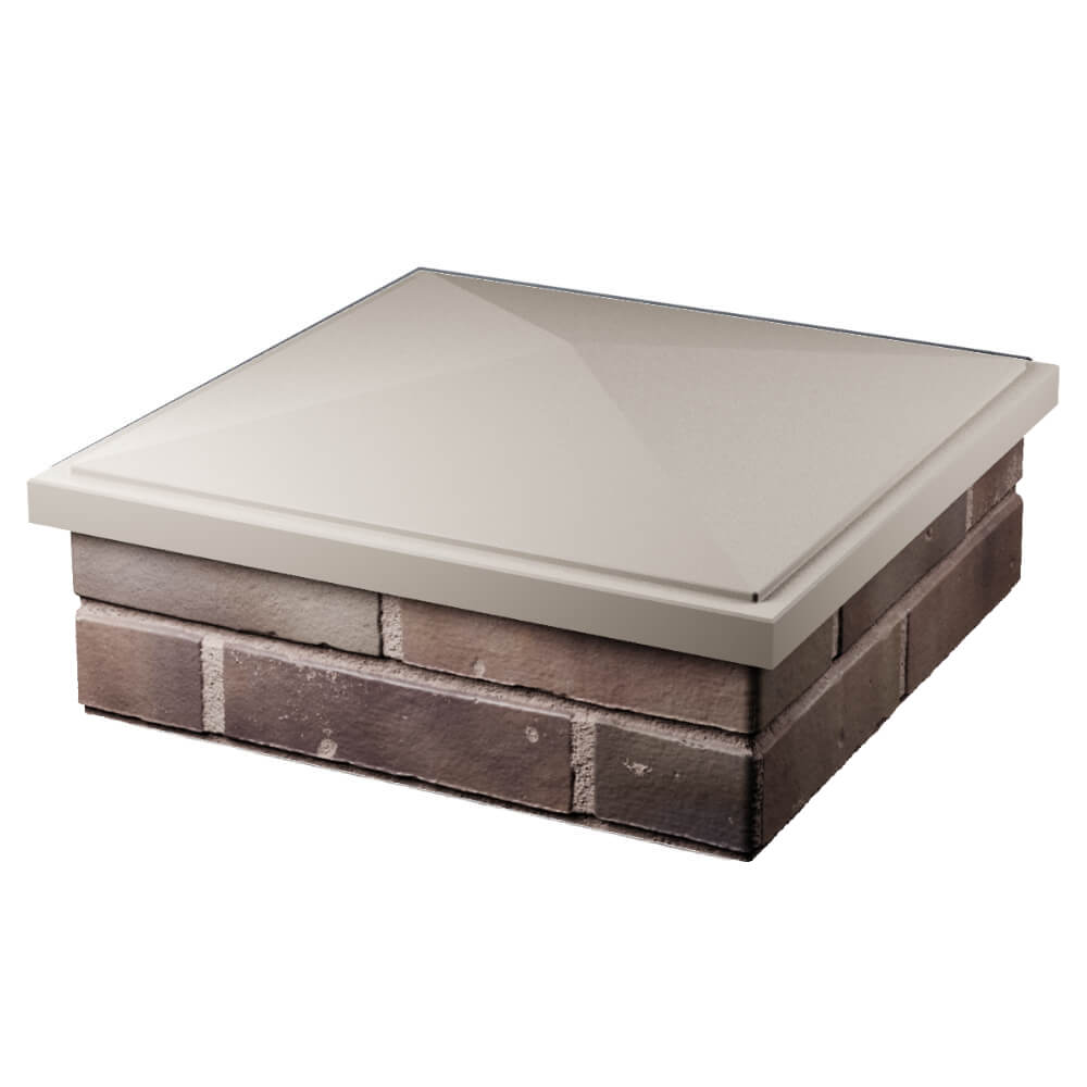 Колпак Zking БонаМоно Бежевый на столб 2х2 кирпича (515х515, 530х530мм) в Реутове фото