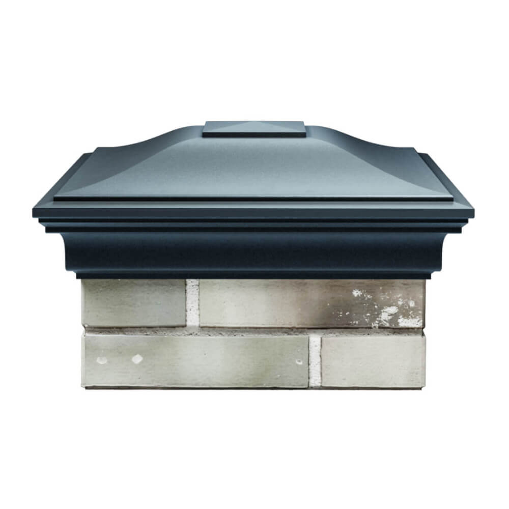 Колпак Zking Монблан Серый на столб 1.5х1.5 еврокирпича 0.7НФ (355х355мм) Реутов фото