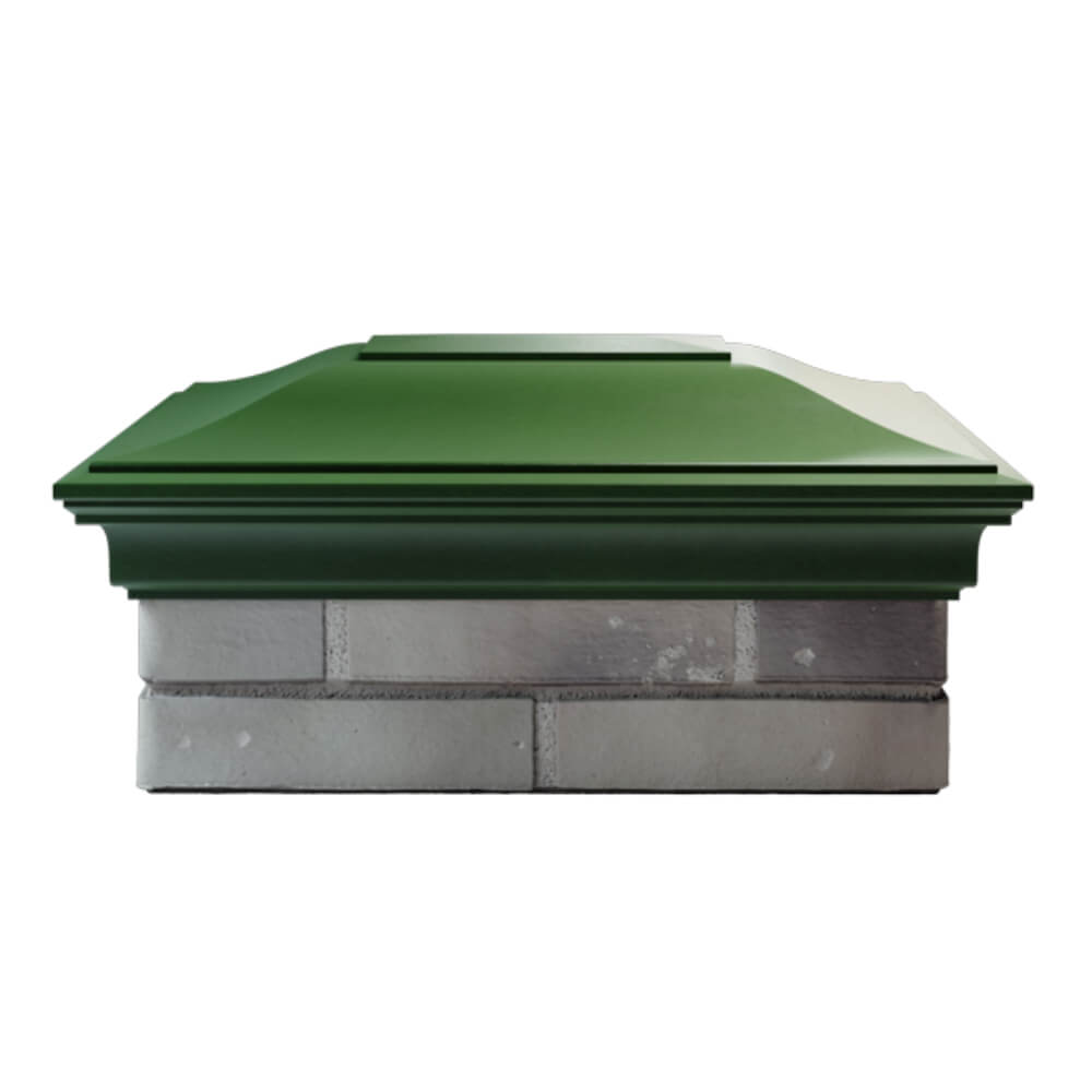 Колпак Zking Монблан Зеленый на столб 2х1.5 кирпича (515х385мм) в Реутове фото