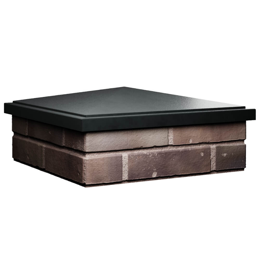 Колпак Zking БонаМоно Черный на столб 2х2 кирпича (515х515, 530х530мм) в Реутове фото