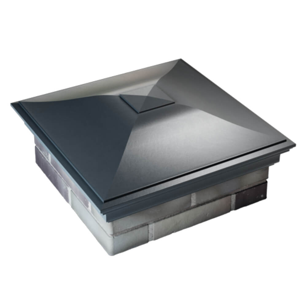 Колпак Zking Монблан Серый на столб 2х2 кирпича (515х515мм) Реутов фото