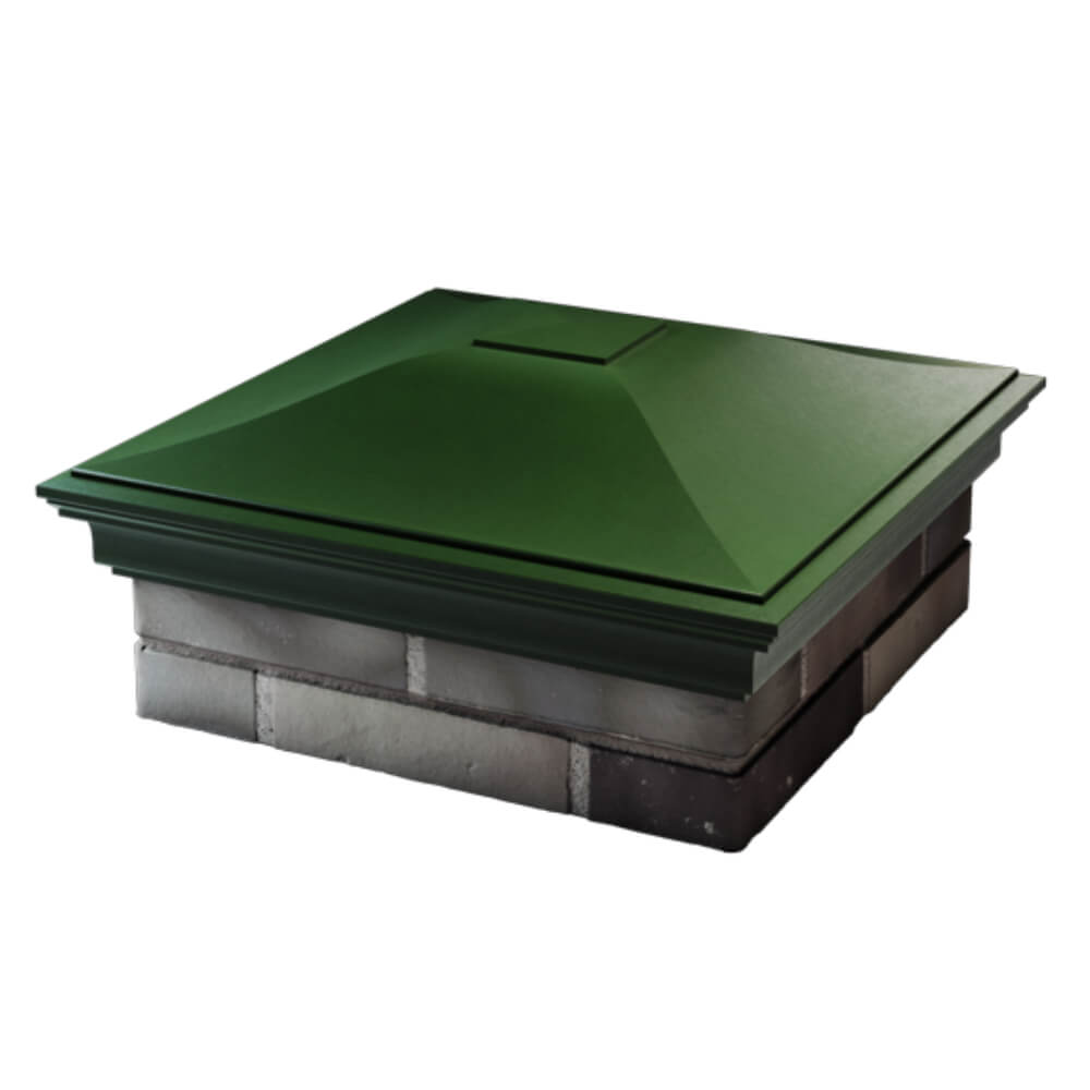 Колпак Zking Монблан Зеленый на столб 2х2 кирпича (515х515мм) в Реутове фото