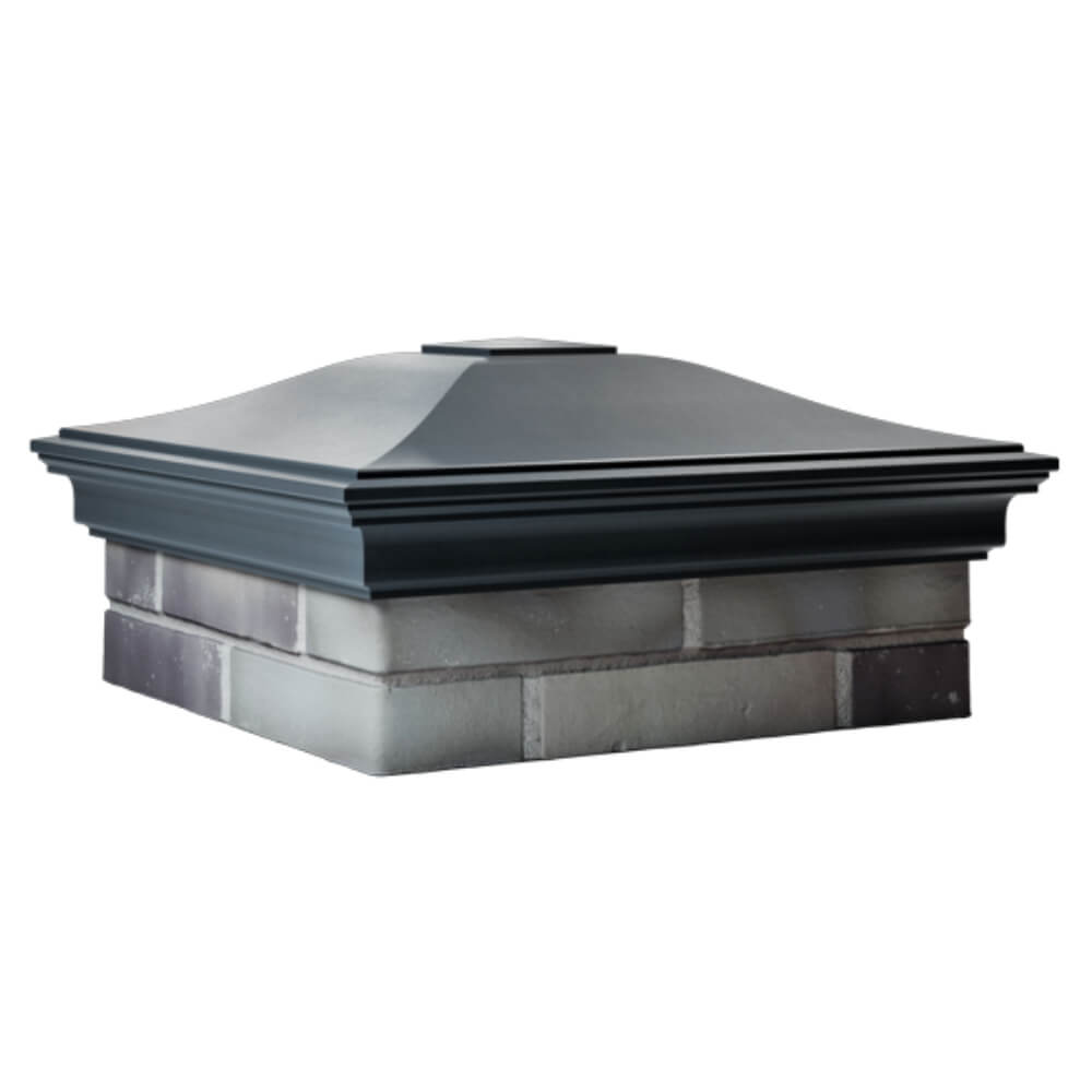 Колпак Zking Монблан Серый на столб 2х2 кирпича (515х515мм) в Реутове фото