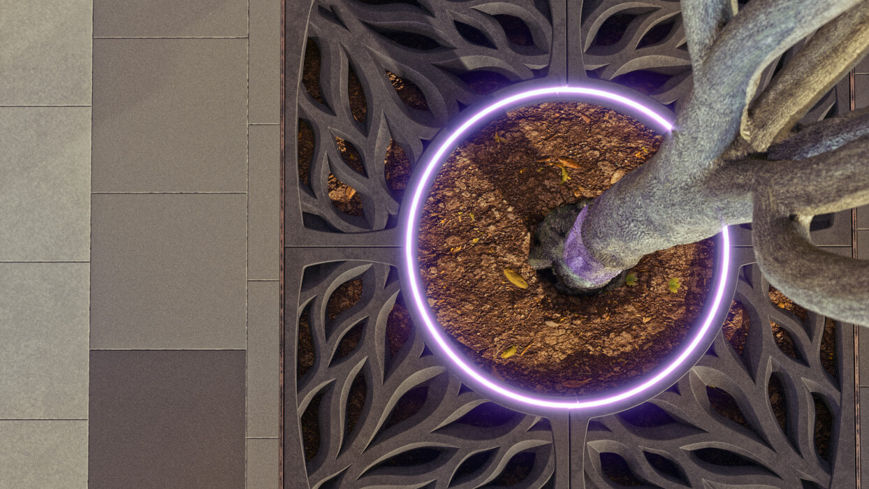 Приствольная решетка для дерева ZKING CRUST 1.2х1.2м Черная в Реутове фото