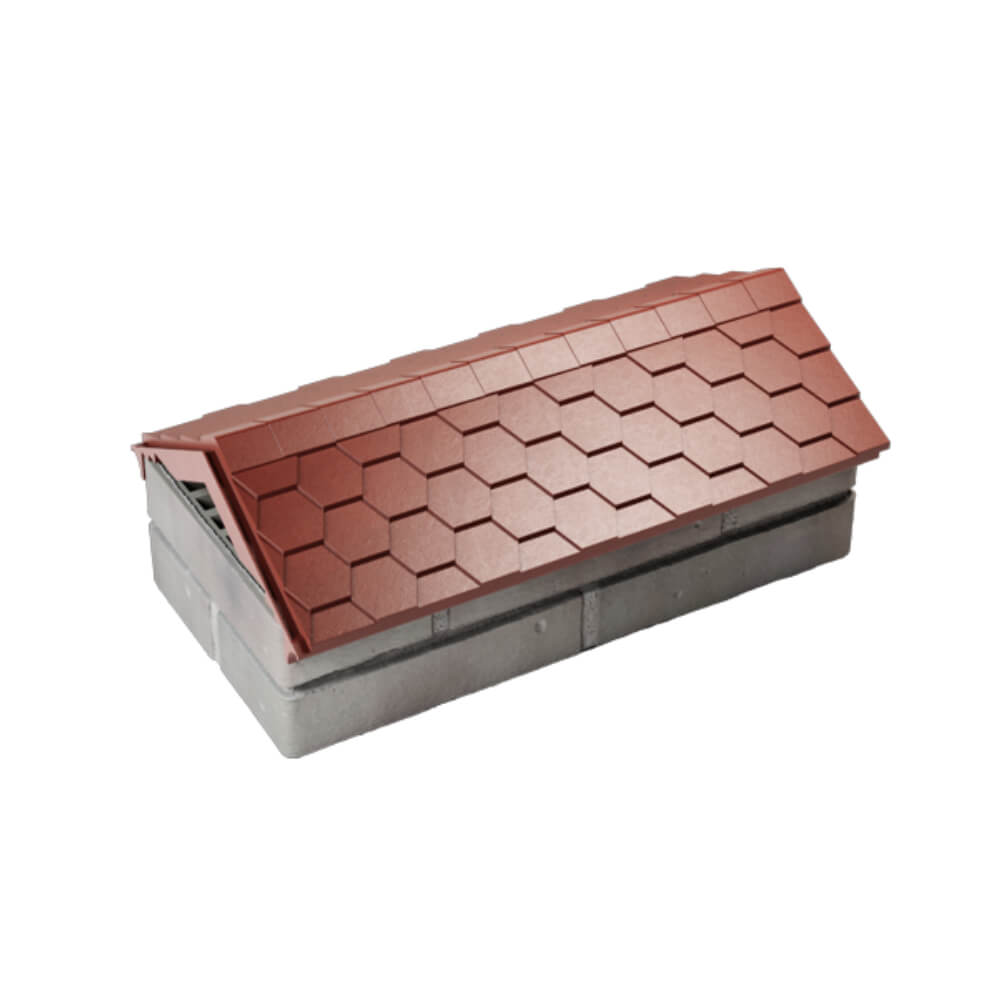 Парапет Zking Эверест Красный с посадкой на 1 кирпич (200/225/255мм) в Реутове фото