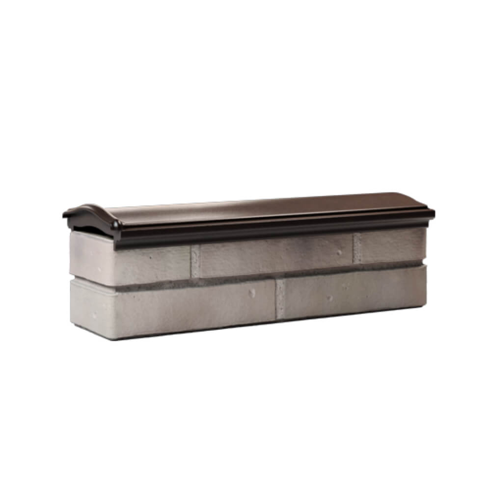 Парапет Zking Монблан Коричневый посадка на 0.5 кирпича (130мм) Реутов фото