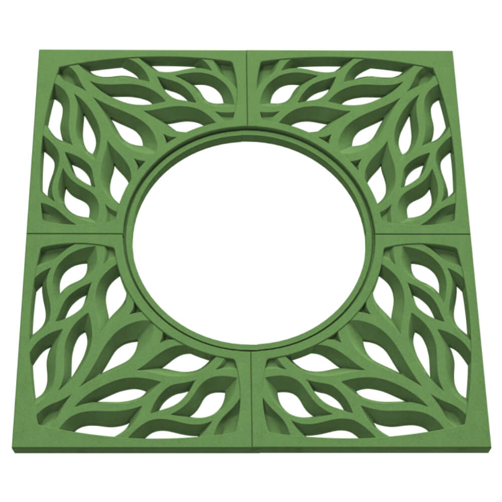 Приствольная решетка для дерева ZKING CRUST 1.2х1.2м Зеленая в Реутове фото