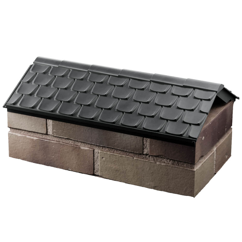 Парапет Zking Эльбрус Серый с посадкой на 1 кирпич (255мм) в Реутове фото