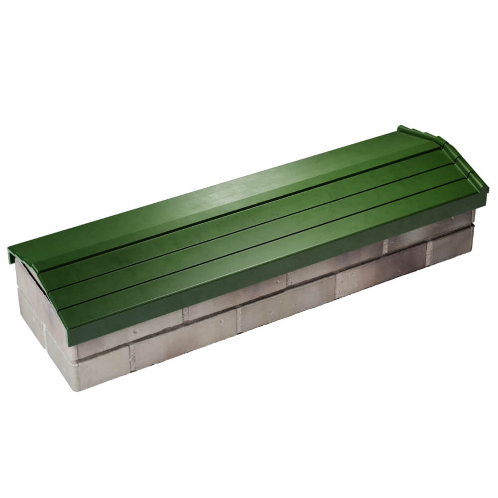 Парапет Zking Бона ХайТек Зеленый посадка на 0.5 кирпича (130мм) в Реутове фото