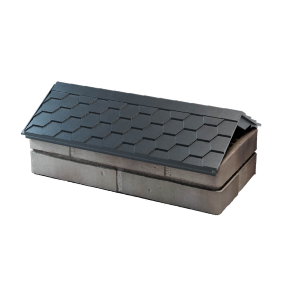 Парапет Zking Эверест Серый с посадкой на 1 кирпич (200/225/255мм) в Реутове фото