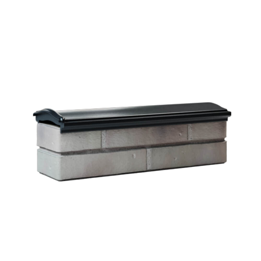 Парапет Zking Монблан Черный посадка на 0.5 кирпича (130мм) Реутов фото